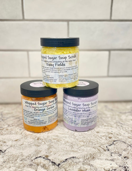 Whipped Sugar Soap Scrub