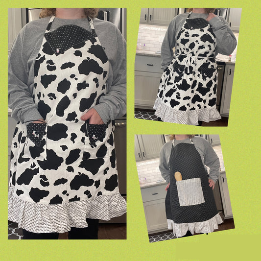 CUSTOM Made Ruffled Apron