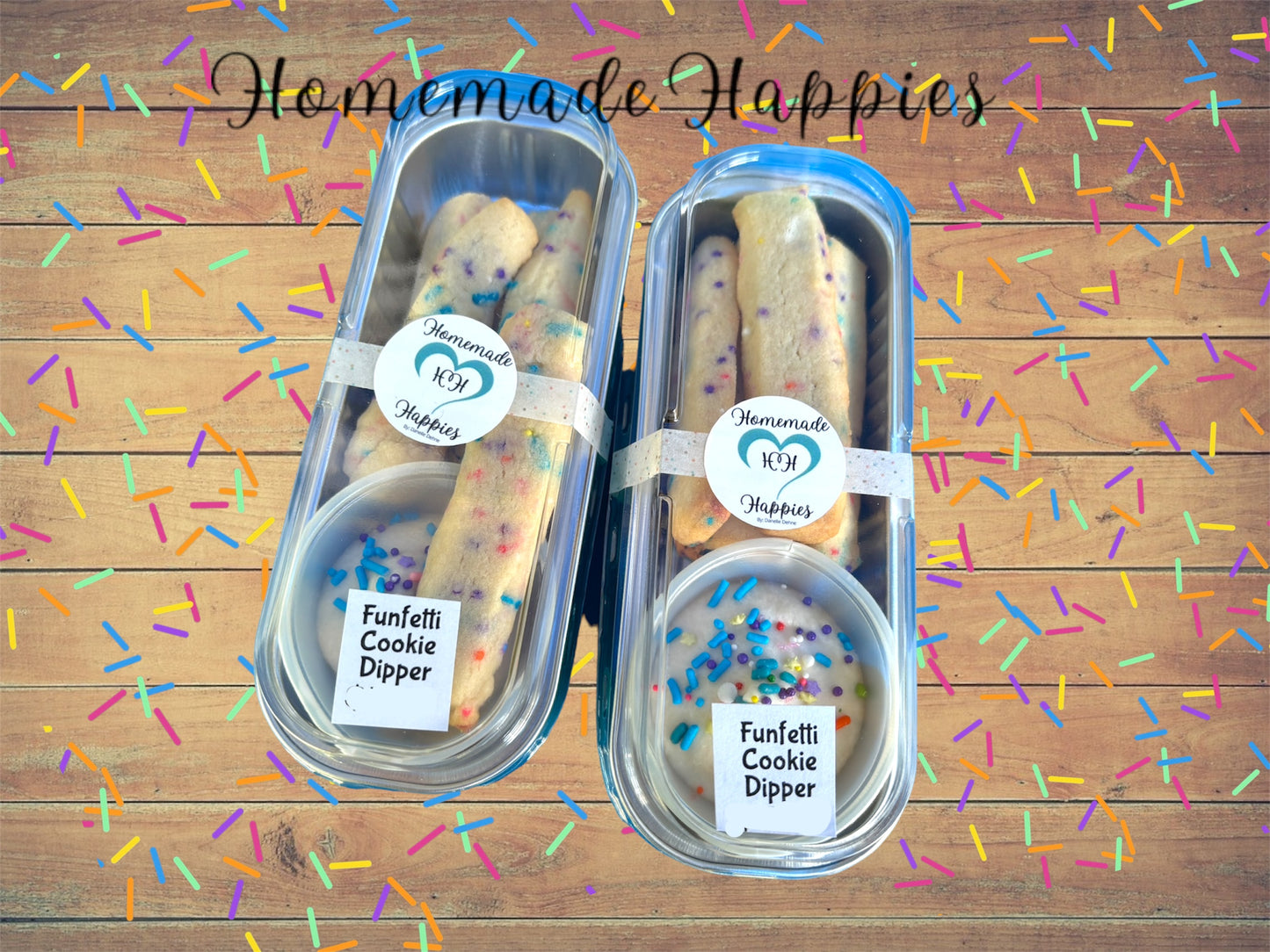 Funfetti cookie dippers