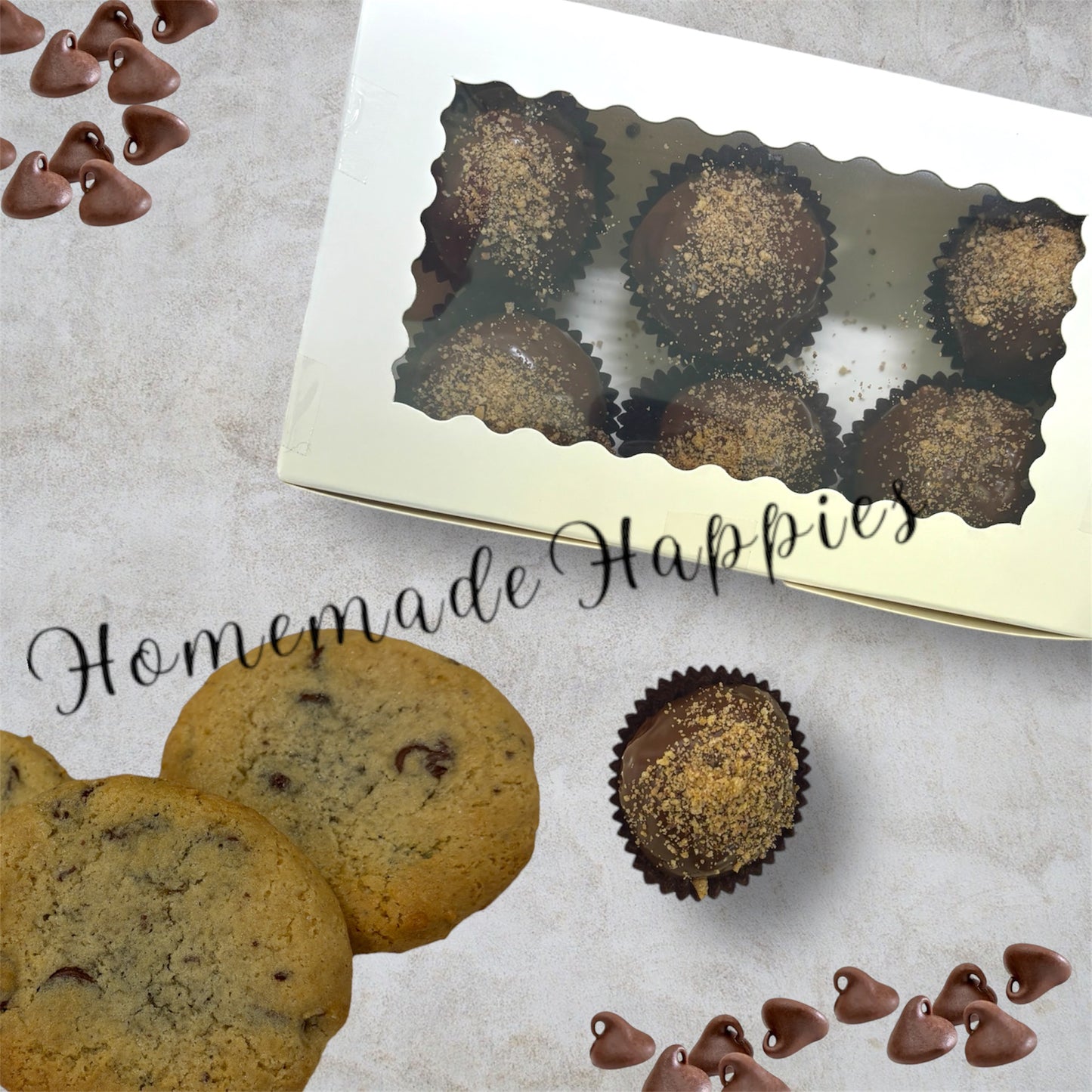 Gluten free chocolate chip cookie truffles