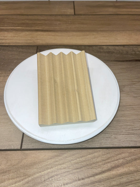 Wooden soap tray